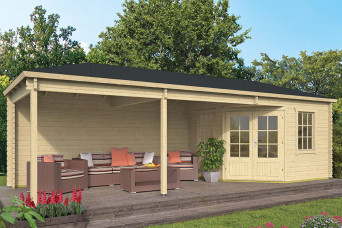  Tuindeco | Tuinhuis Bertil met Overkapping 201803-31